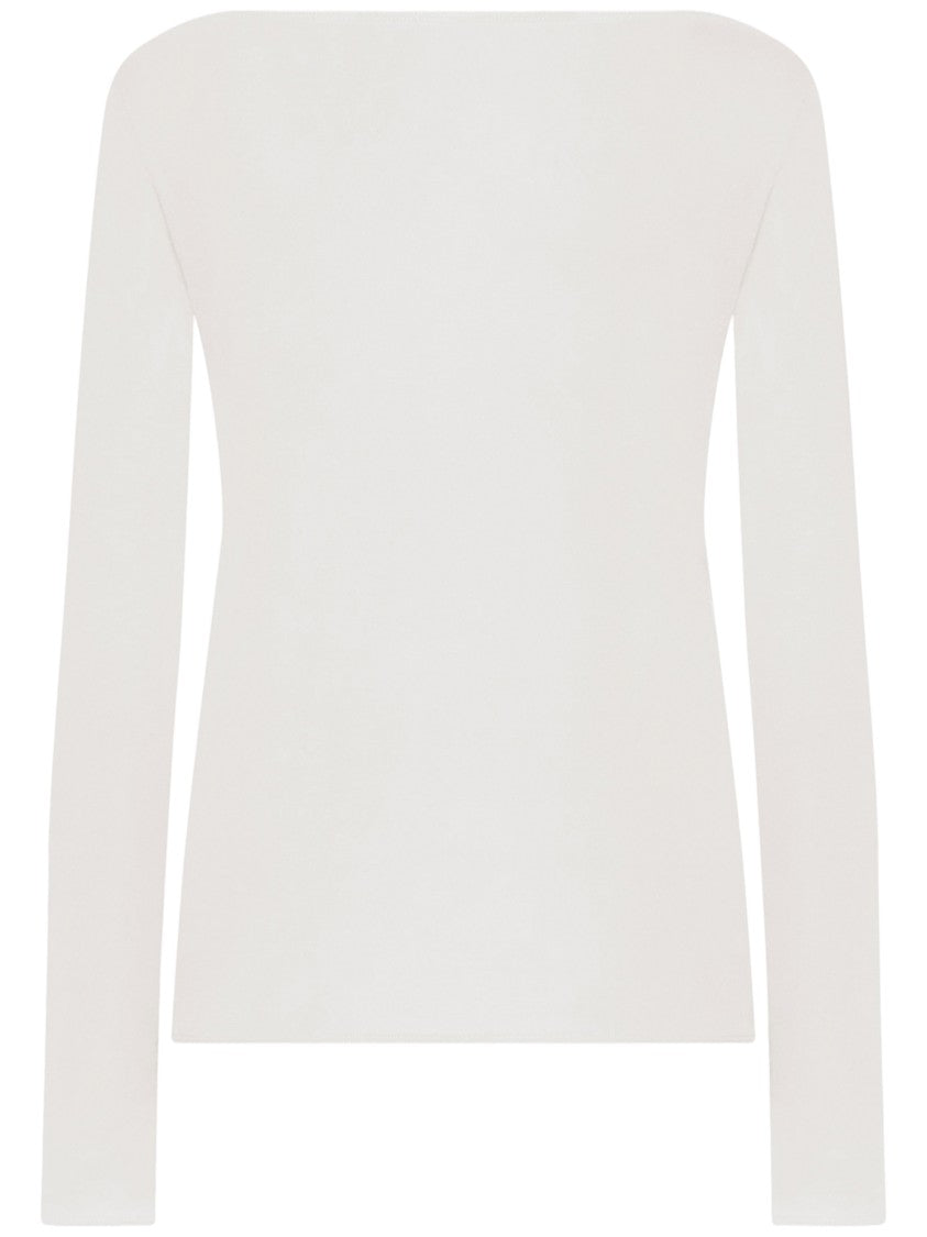 Wolford White Pure Top Long-Sleeve Seamless Top