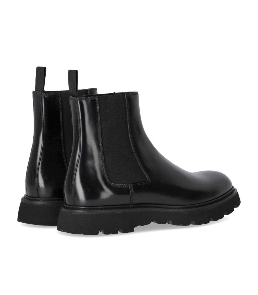Doucal's Horse Black Chelsea Boot