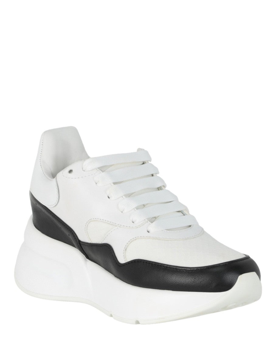 Alexander Mcqueen Oversized Leather Runner Sneakers