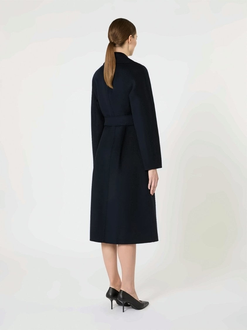 Max Mara Tailored Long Coat With Wide Lapel