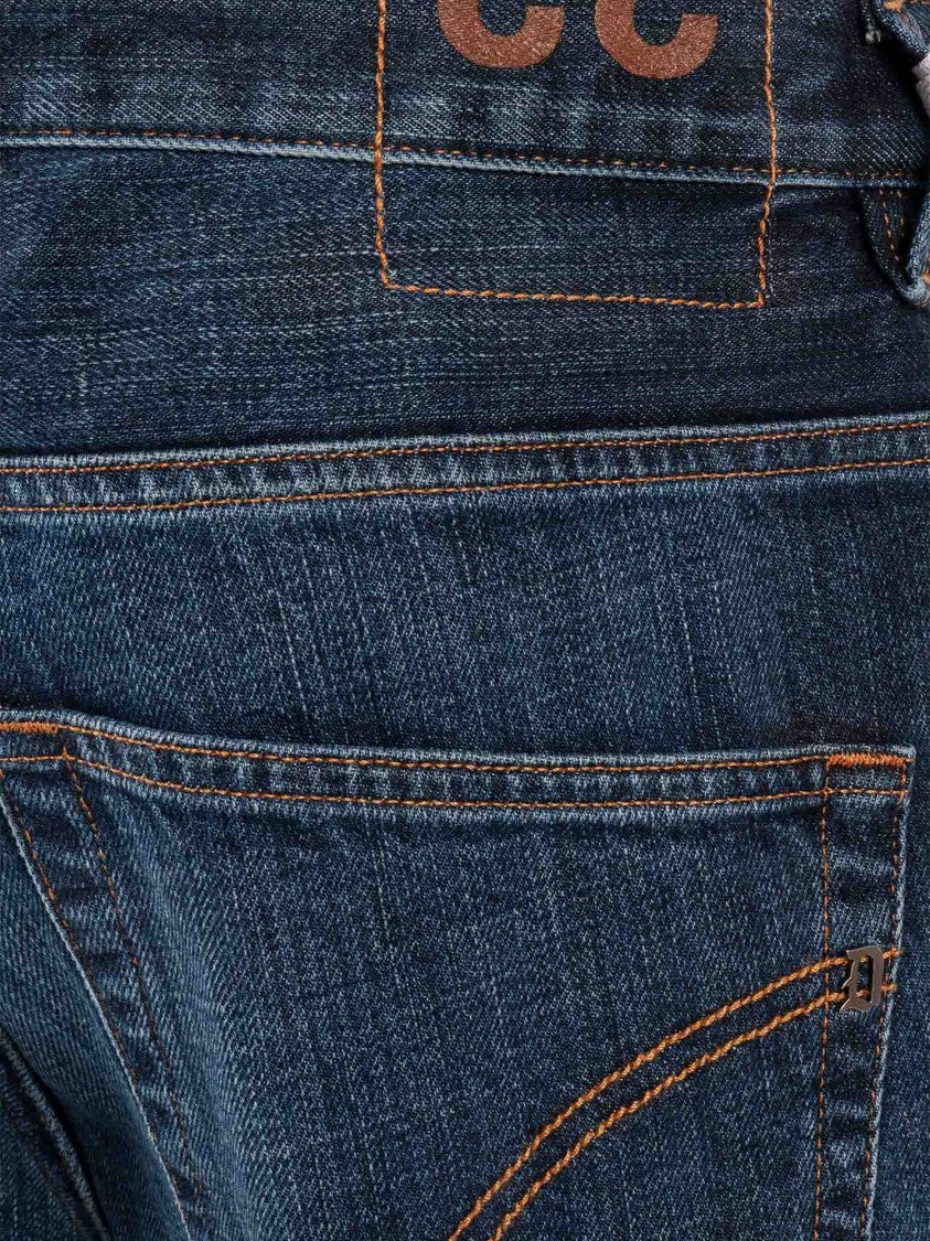 Dondup Medium Blue Brighton Tapered Jeans