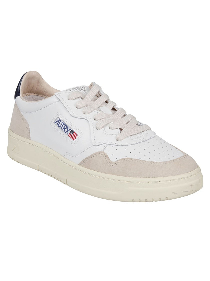Autry Medalist Low Leather Suede Low-Top Sneakers