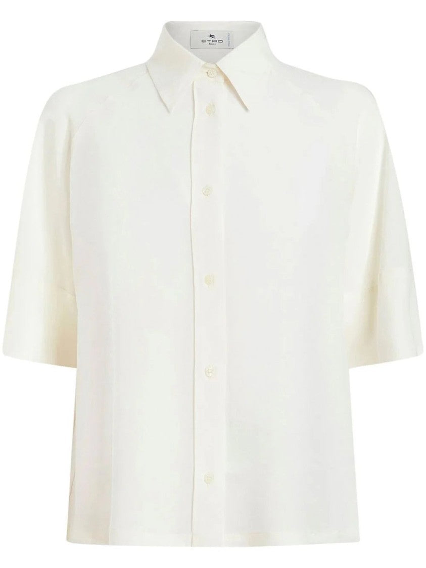 Etro Relaxed Fit Silk Long Sleeve Shirt