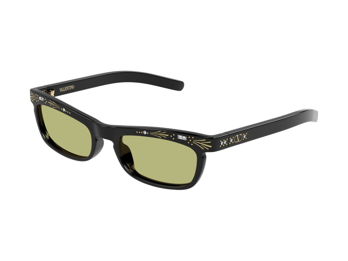 Valentino Gold Vg0044s Square Sunglasses