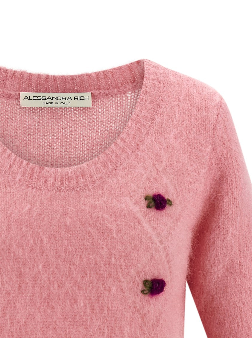 Alessandra Rich 'Carded Mohair' Sweater