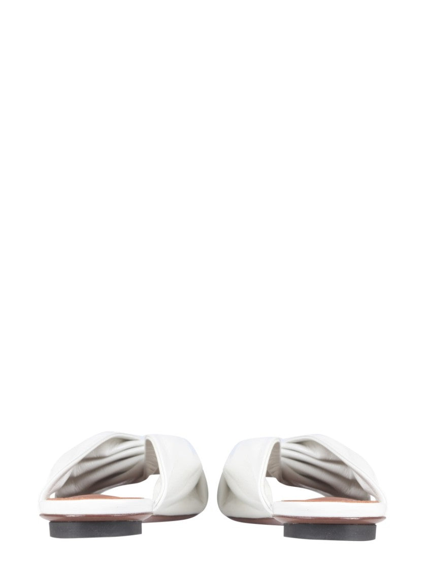 L'autre Chose Twisted Padded Low Sandals