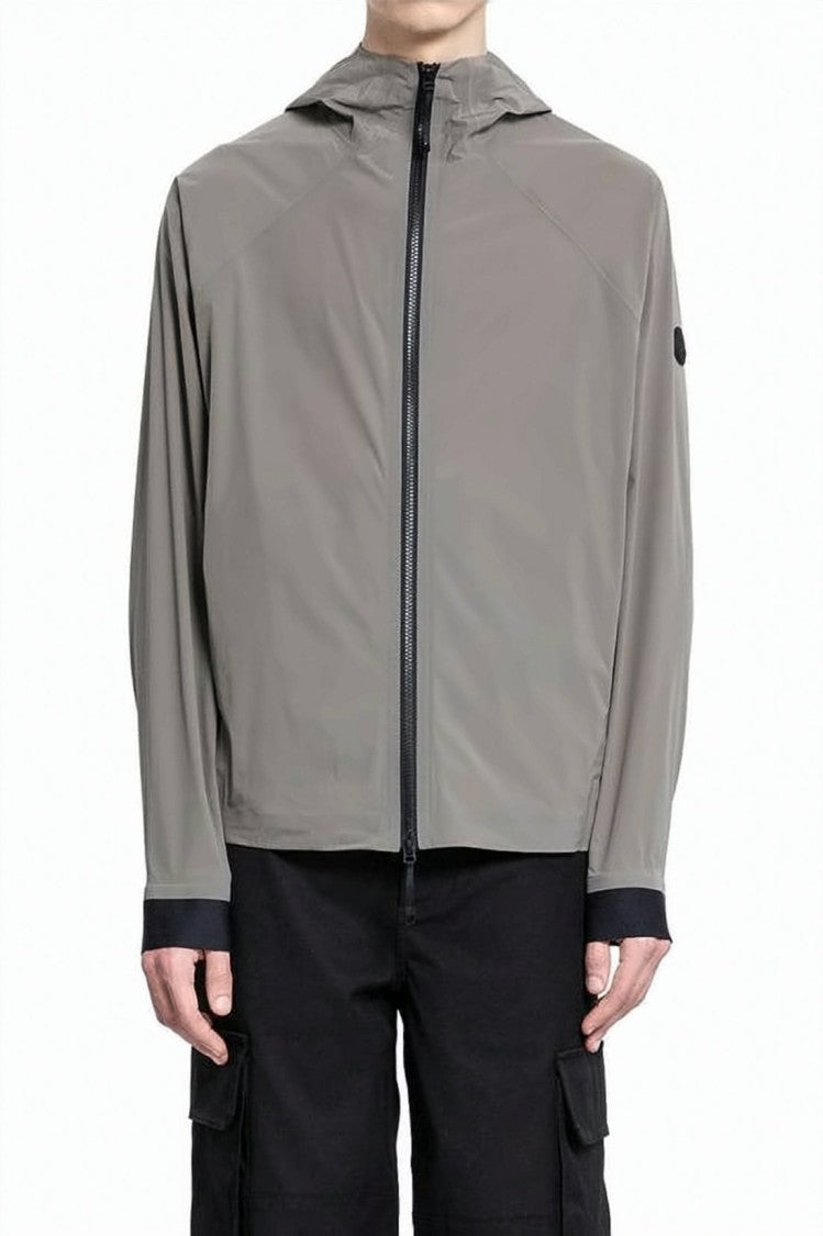 Moncler Lightweight Hooded Jacket With Zippered Front