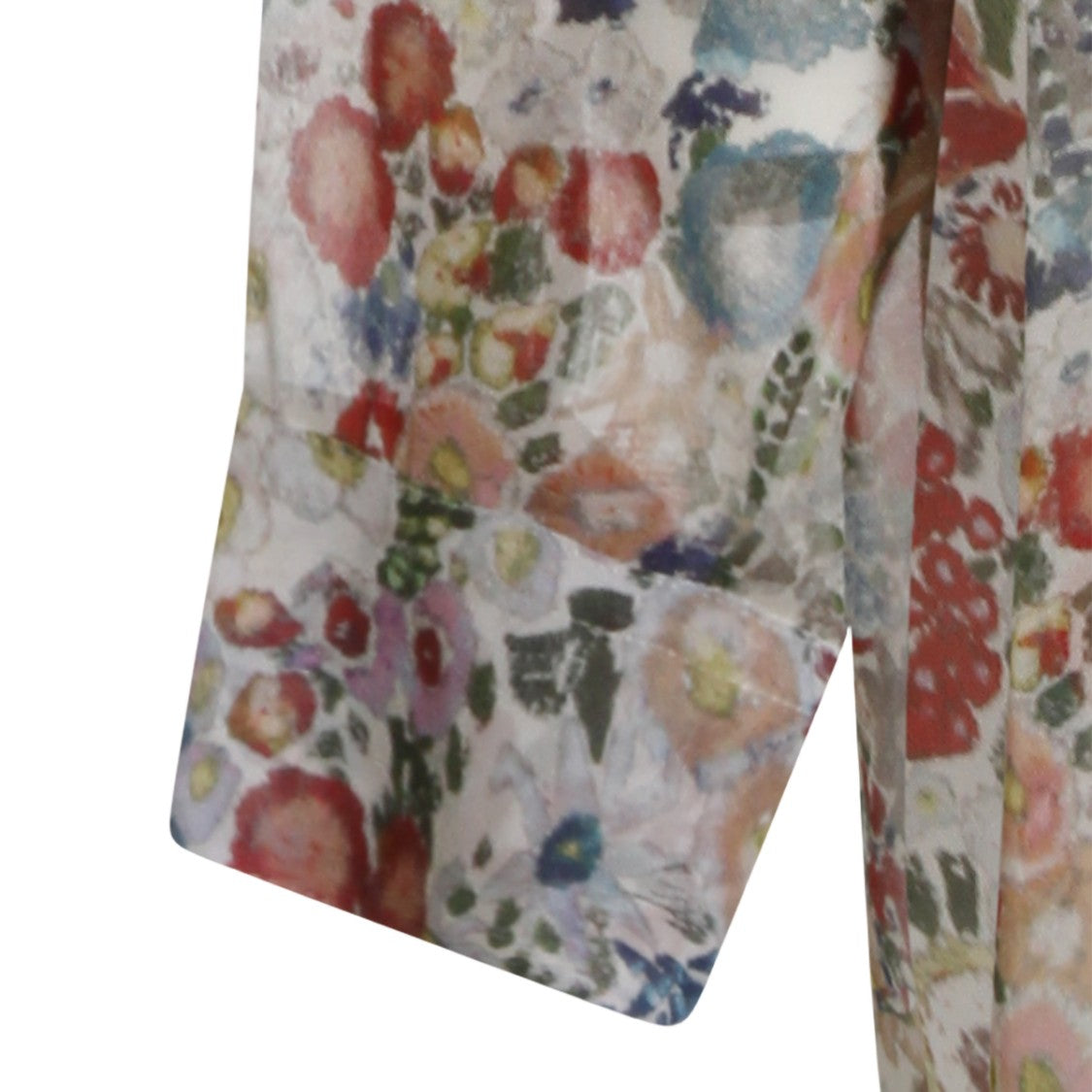 Khaite Long-Sleeved Floral Print Button-Up Shirt