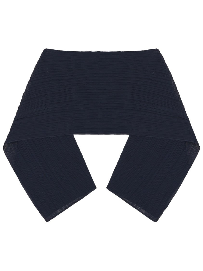 Pleats Please Issey Miyake Madame-T June Pleated Polyester Scarf