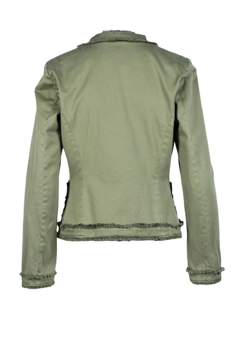 Bazar Deluxe Bazar Delux Cotton Blazer Jacket - Green