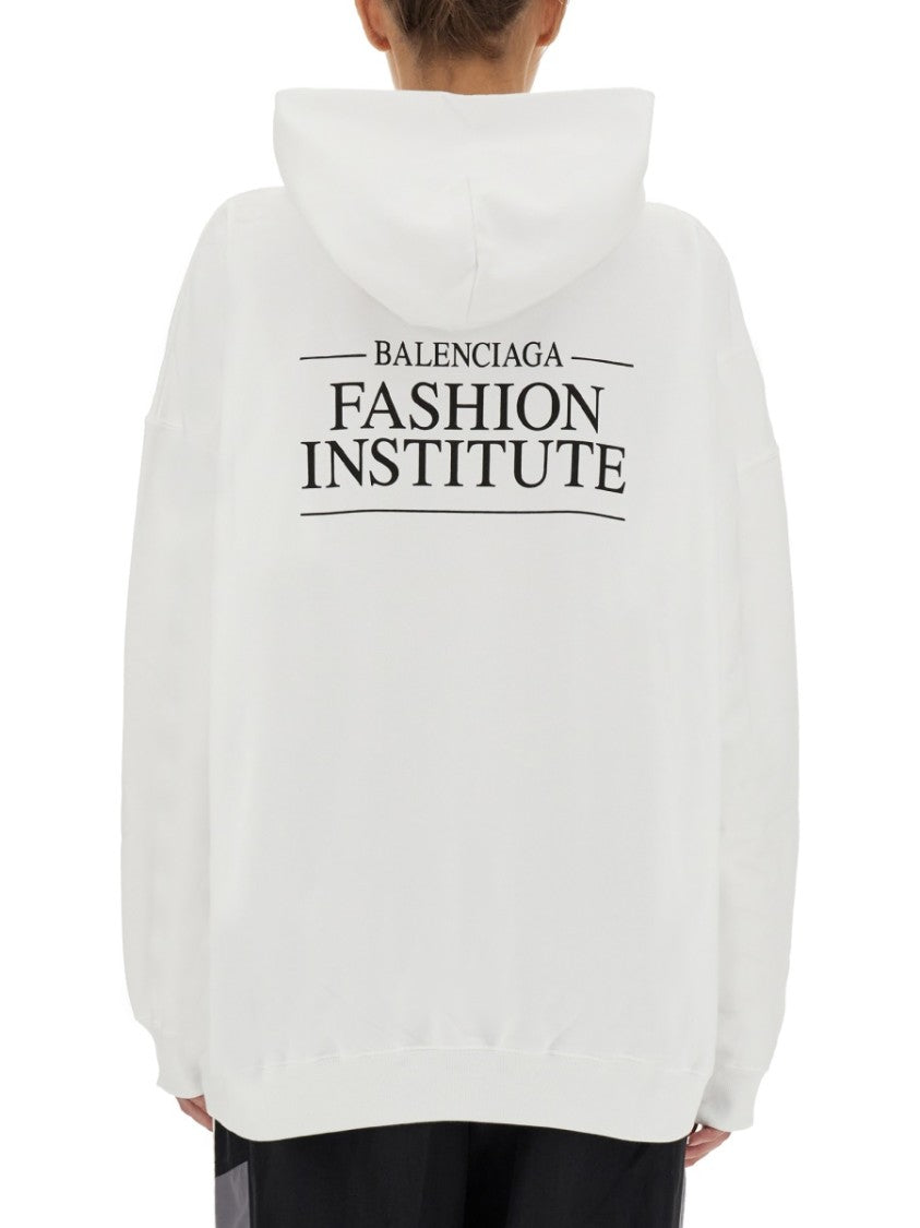 Balenciaga Large Fit Sweatshirt In Medium-Thickness Cotton