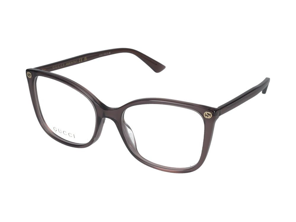 Gucci Eyeglasses Gg0026o 019 Brown Brown Transpare 53/17/140