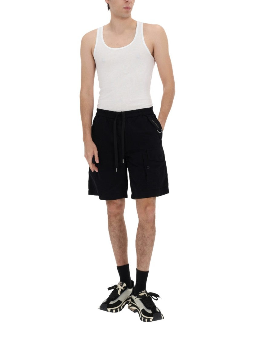 Dolce & Gabbana Relaxed Fit Functional Pockets Drawstring Shorts
