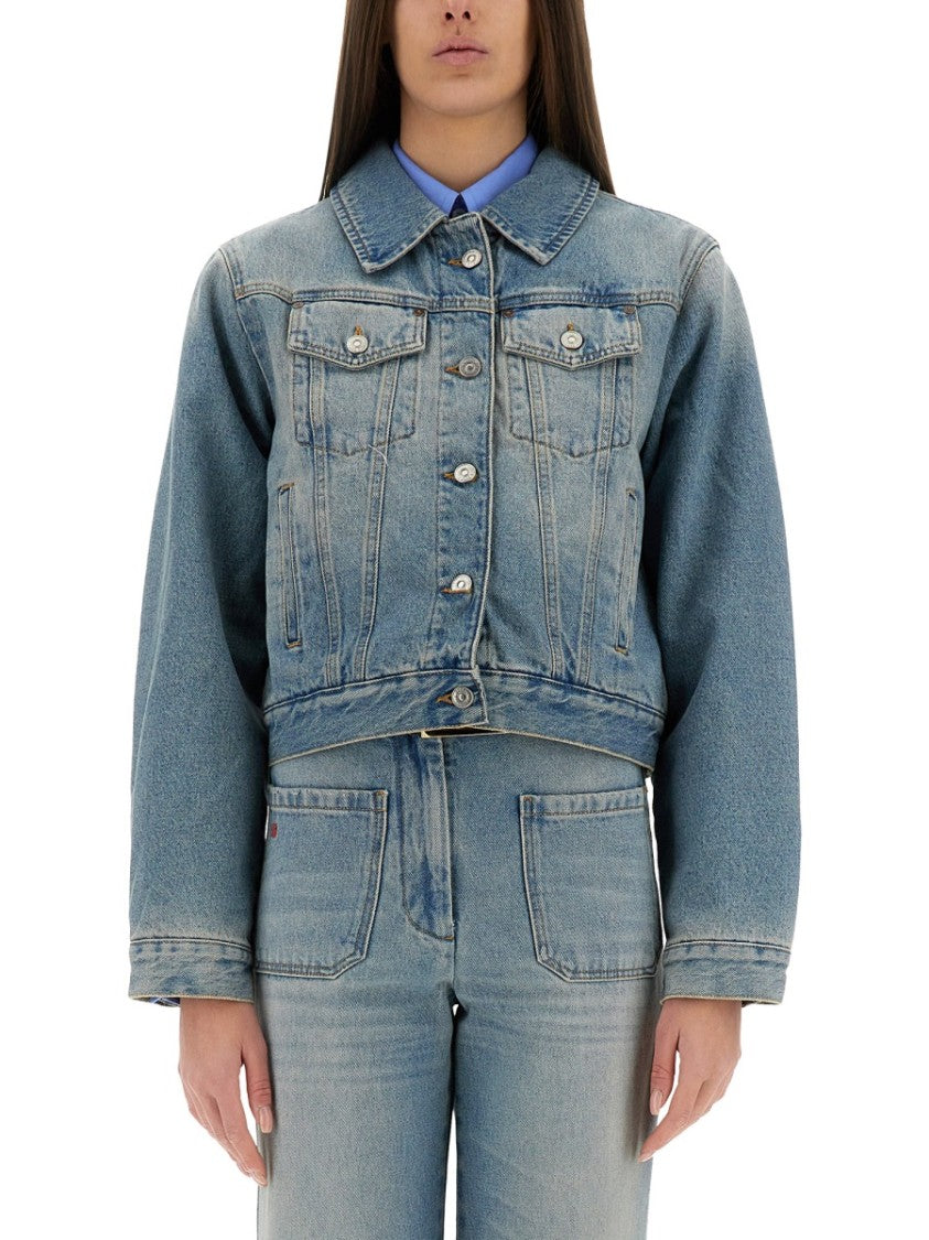Victoria Beckham Padded Denim Jacket