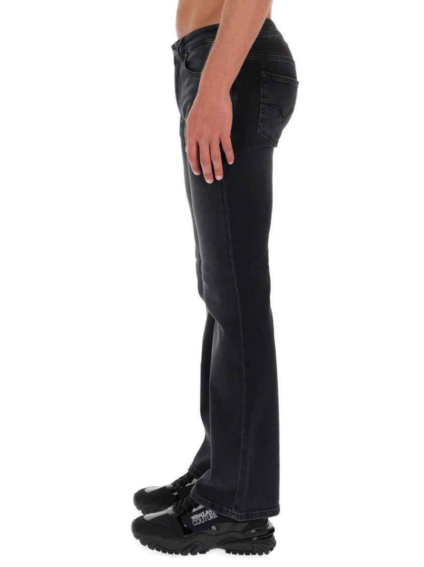 Versace Jeans Couture Washed Black Slim Jeans