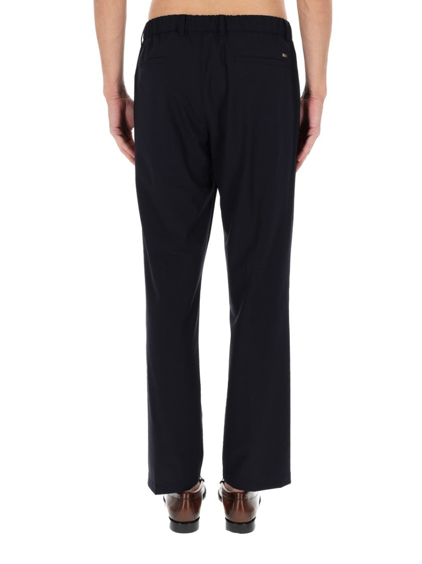Herno Straight-Leg Wool Blend Tapered Pants
