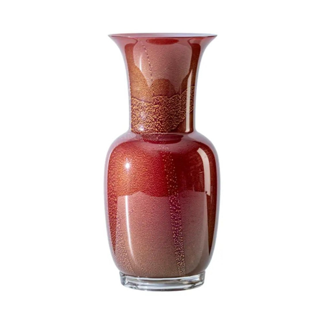 Venini Small Opalino Glossy Glass Vase