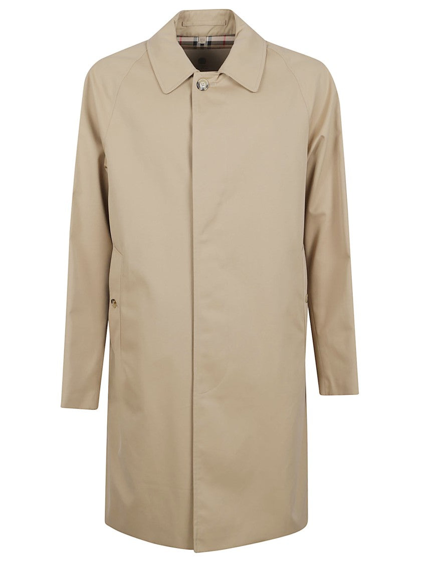 Burberry Raincoat With Check Lining
