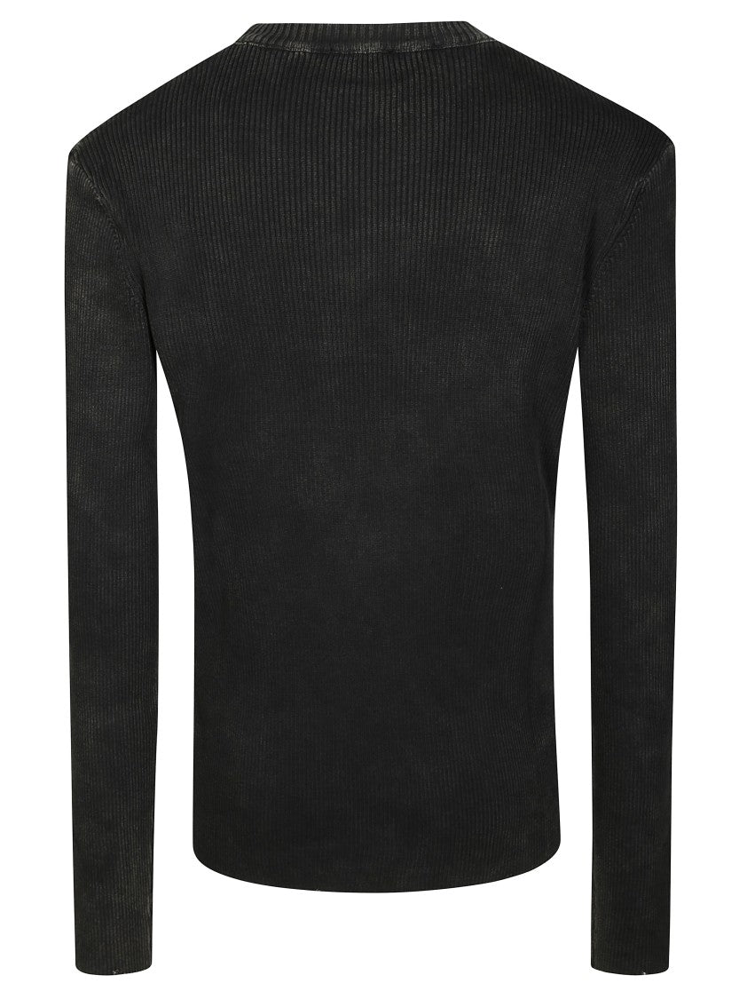 Diesel Ribbed Long-Sleeve Top