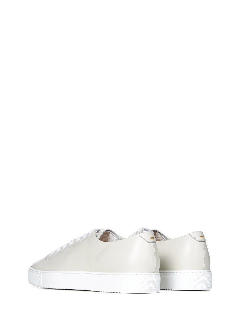 Doucal's Off-White Leather Sneakers