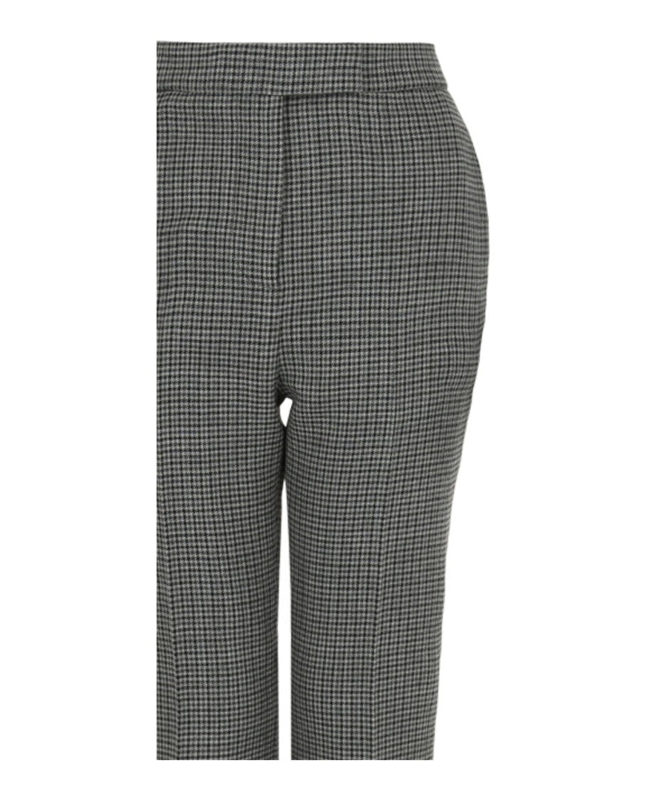 Ferragamo Wool Houndstooth Trousers