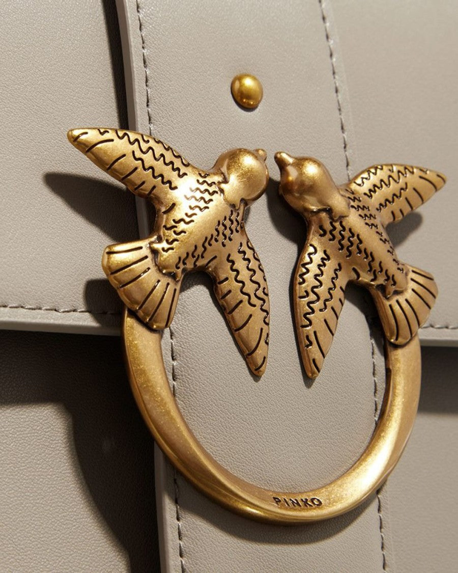 Pinko Medium Love Crossbody Bag – Walnut