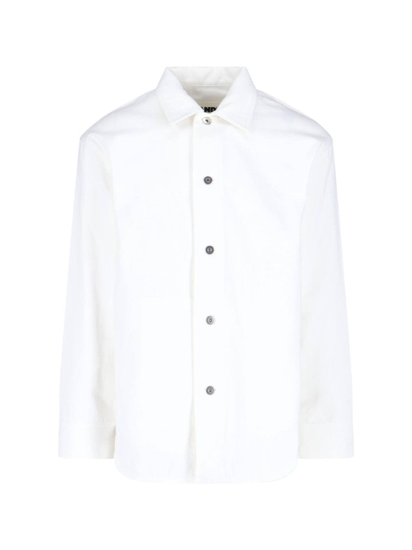 Jil Sander Denim Overshirt – White