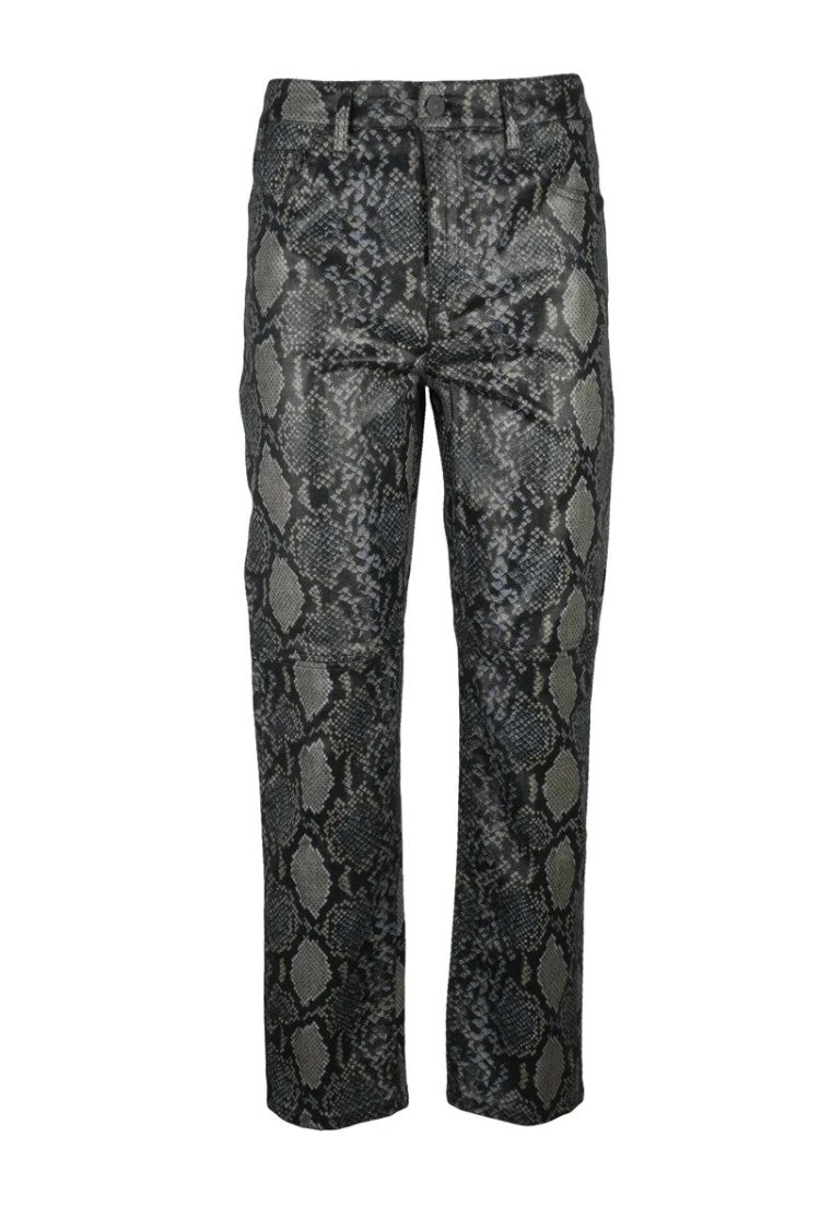 Dondup Five Pocket Stretch Trousers - Black/Grey