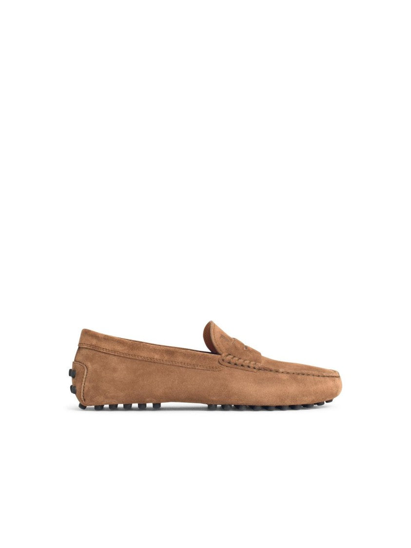 Tod's Brown Suede Loafers