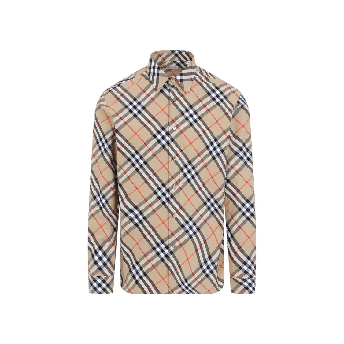 Burberry Plaid Cotton Button-Down Shirt
