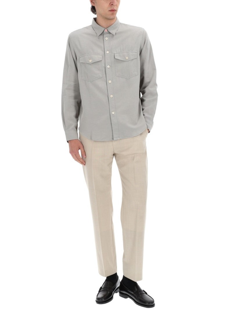 Ps Paul Smith Casual Fit Muted Grey Shirt