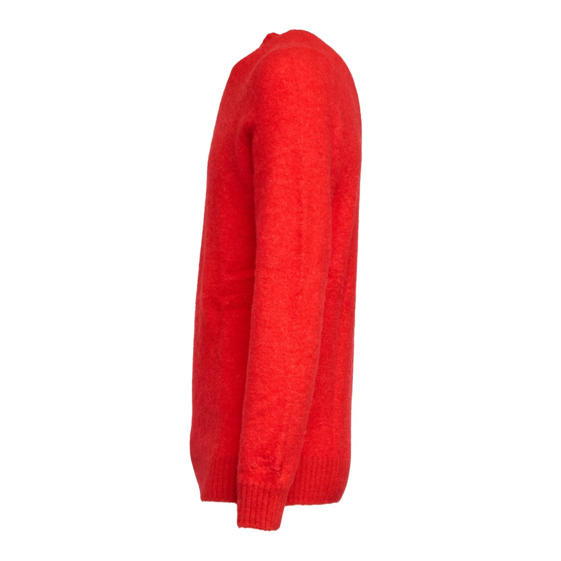 Mc2 Saint Barth Alpaca Blend Knit Sweater With Ribbed Detailing