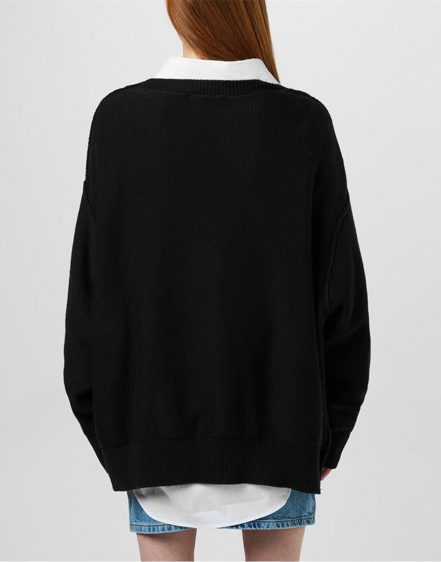 Dsquared2 D2 Statement Logo Knit Sweater