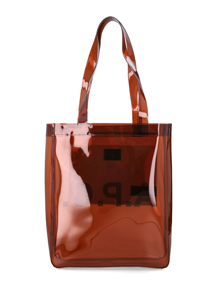 A.P.C. Lou Glossy Pvc Tote Bag
