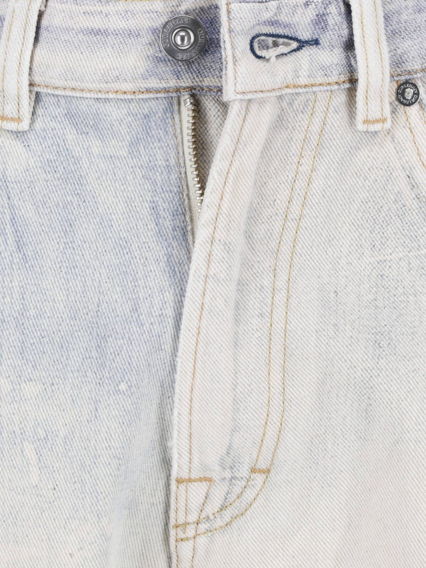 Our Legacy Light Blue Third Cut Distressed Jeans