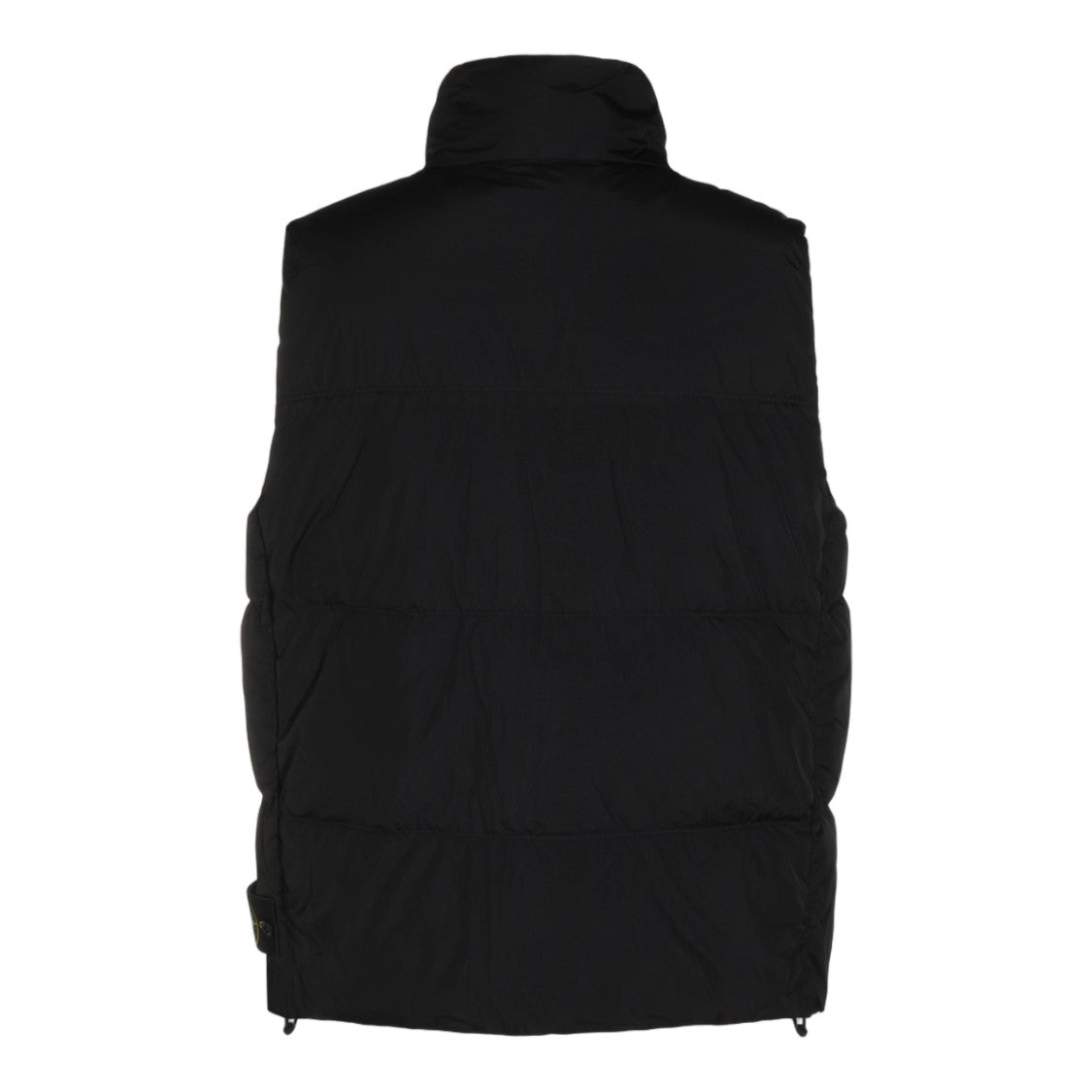 Stone Island Sleeveless Padded Vest With High Stand Collar
