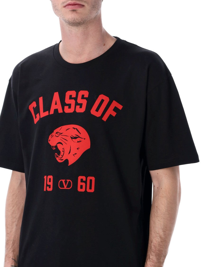 Valentino Garavani Panther Graphic Loose Cotton T-Shirt