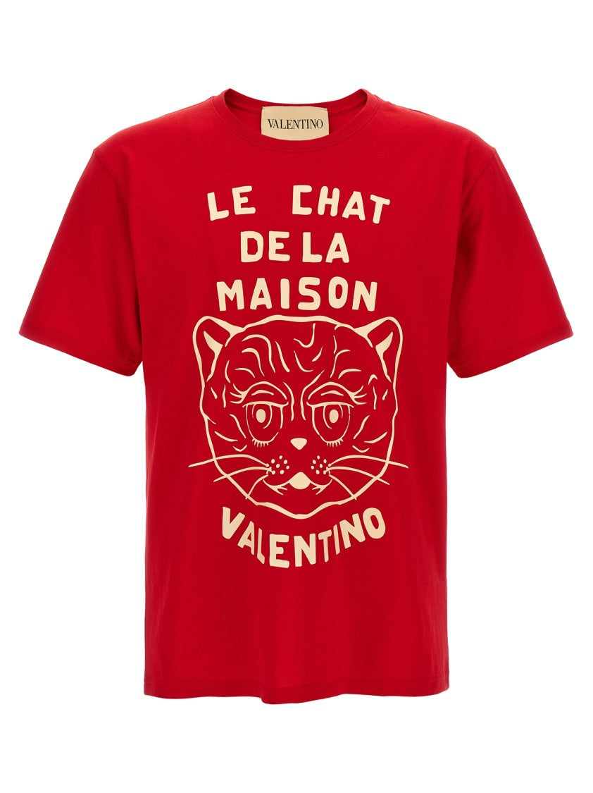 Valentino Garavani Le Chat De La Maison' T-Shirt