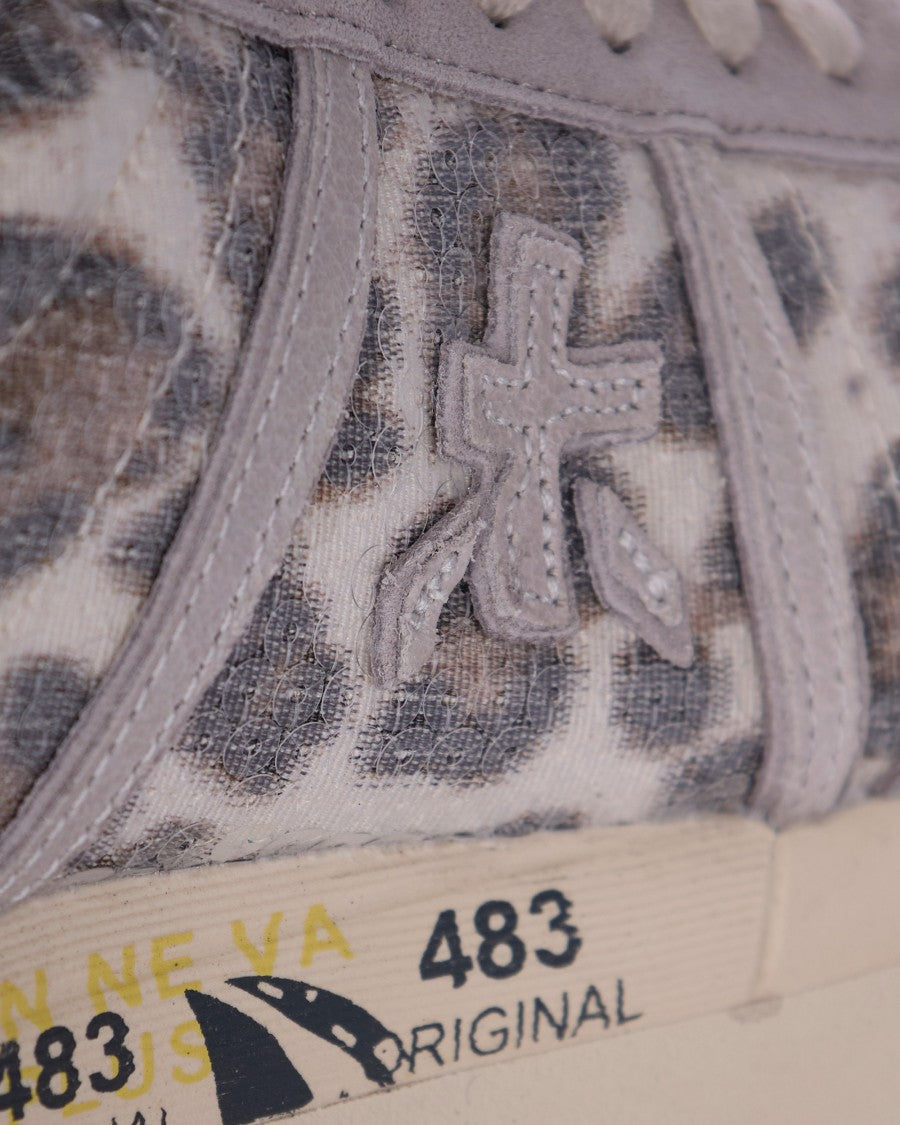 Premiata Lightweight Animal Print Sneakers