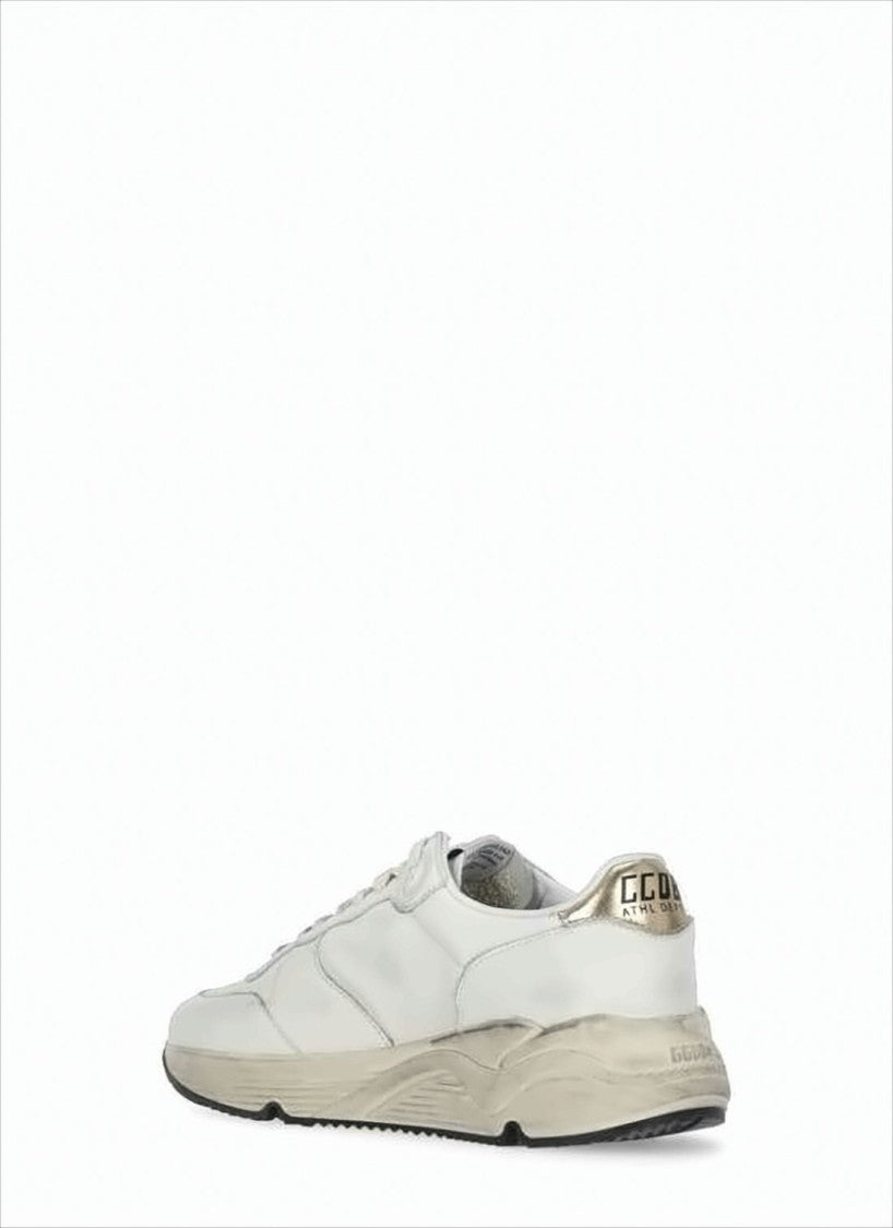 Golden Goose Low-Top Leather Sneakers With Vintage Appeal