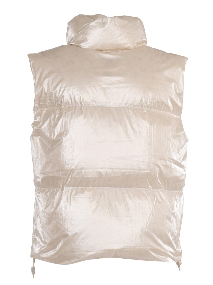 K-Way Quilted Padded Gilet With High Collar