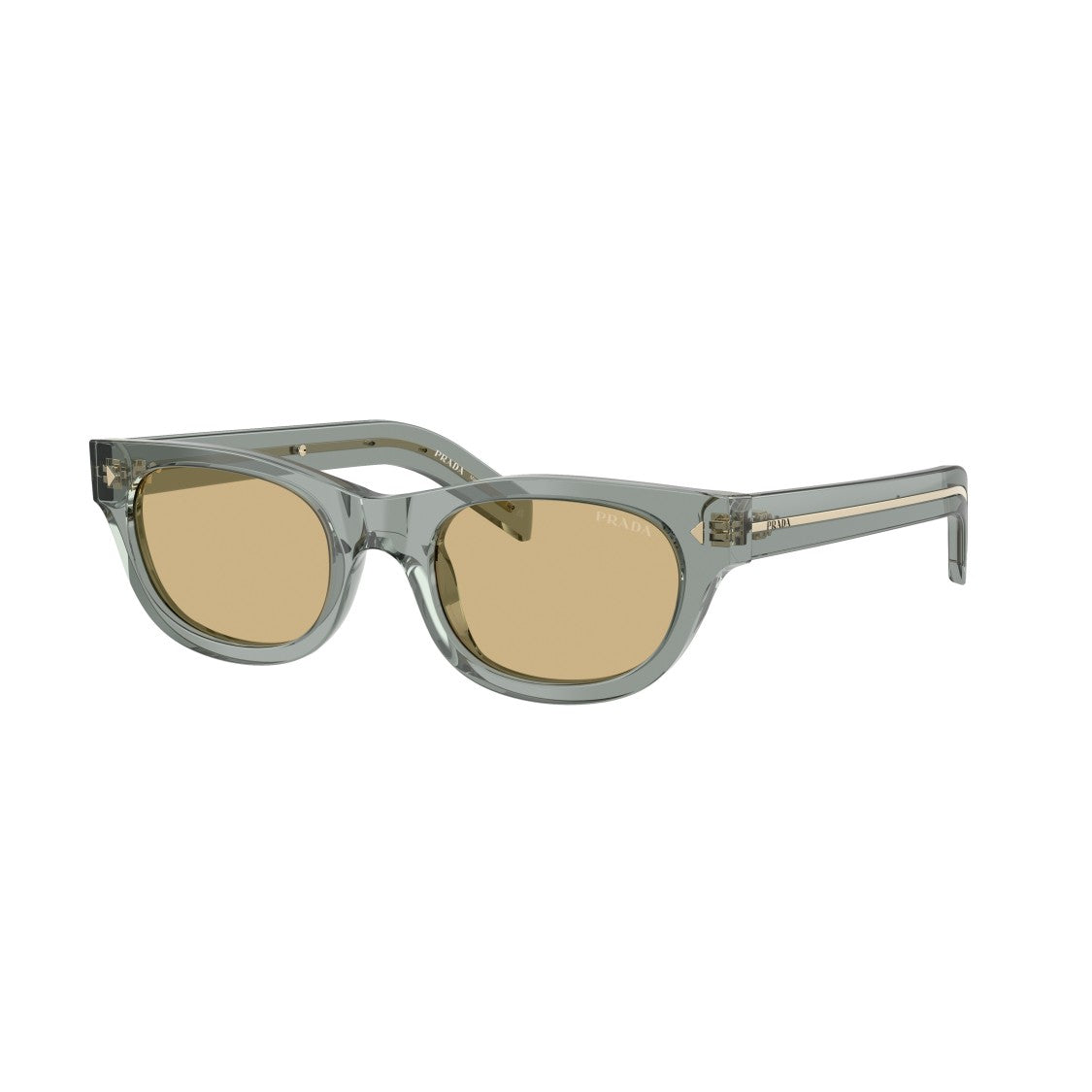 Prada 0Pr C09s Translucent Acetate Rectangular Sunglasses