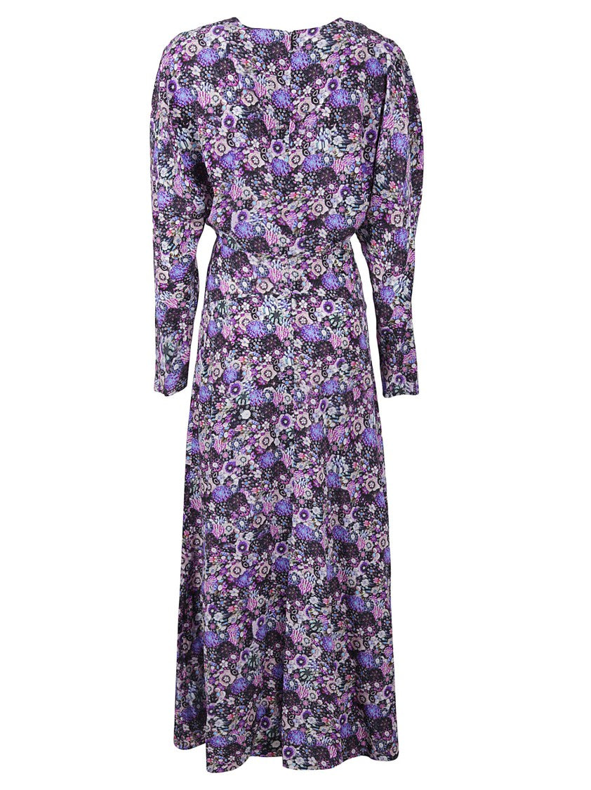 Isabel Marant Midi Dress With Floral Pattern