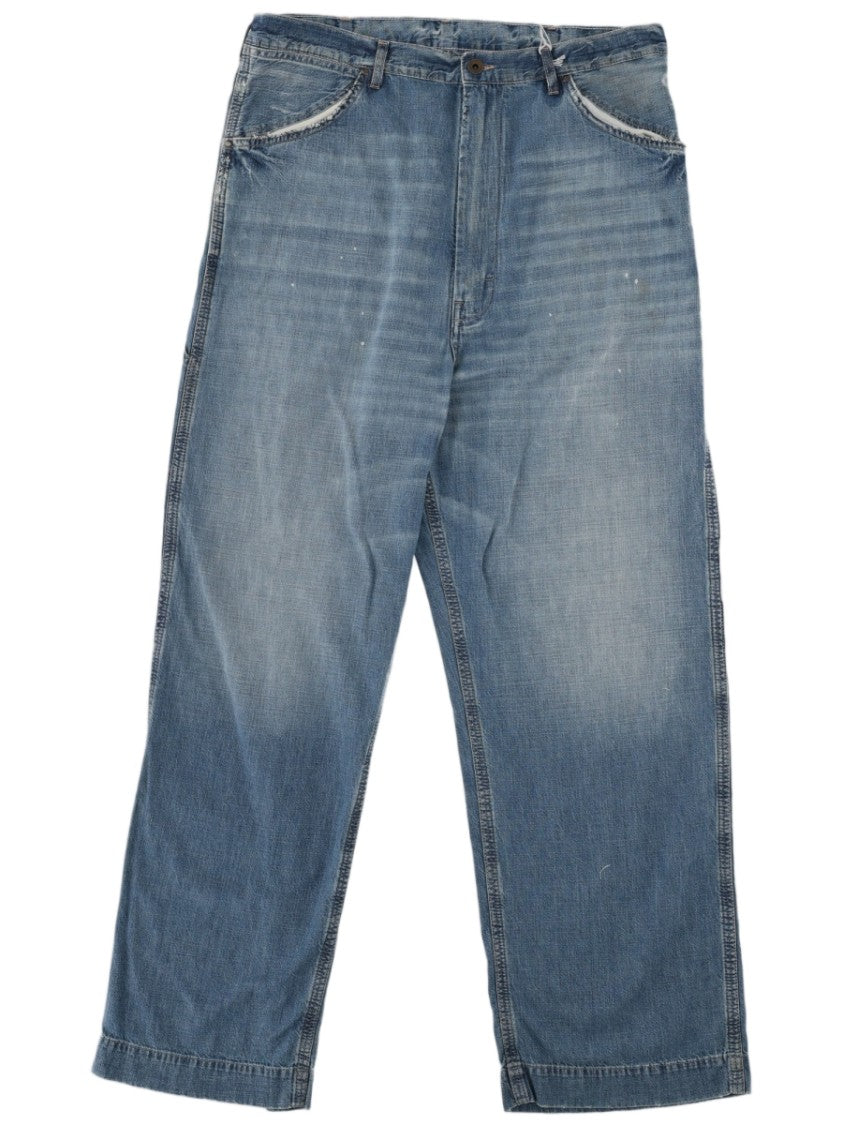 Maison Margiela Relaxed Wide-Leg Denim Jeans With Classic Five-Pocket Styling