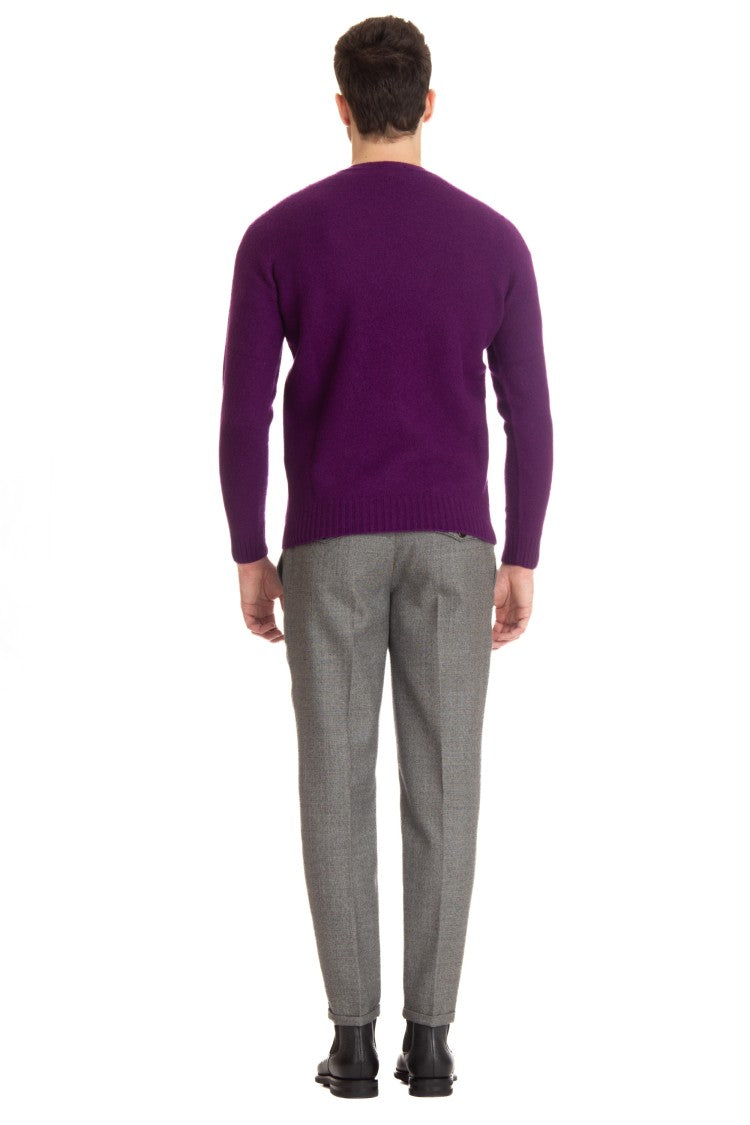Drumohr Brushed Wool Crewneck Sweater