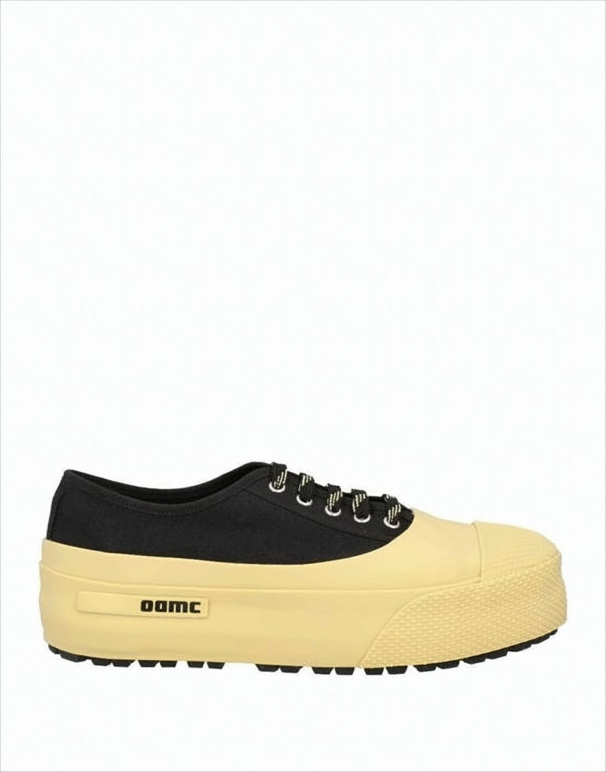 Oamc Low-Top Fabric Sneakers With Contrasting Rubber Sole