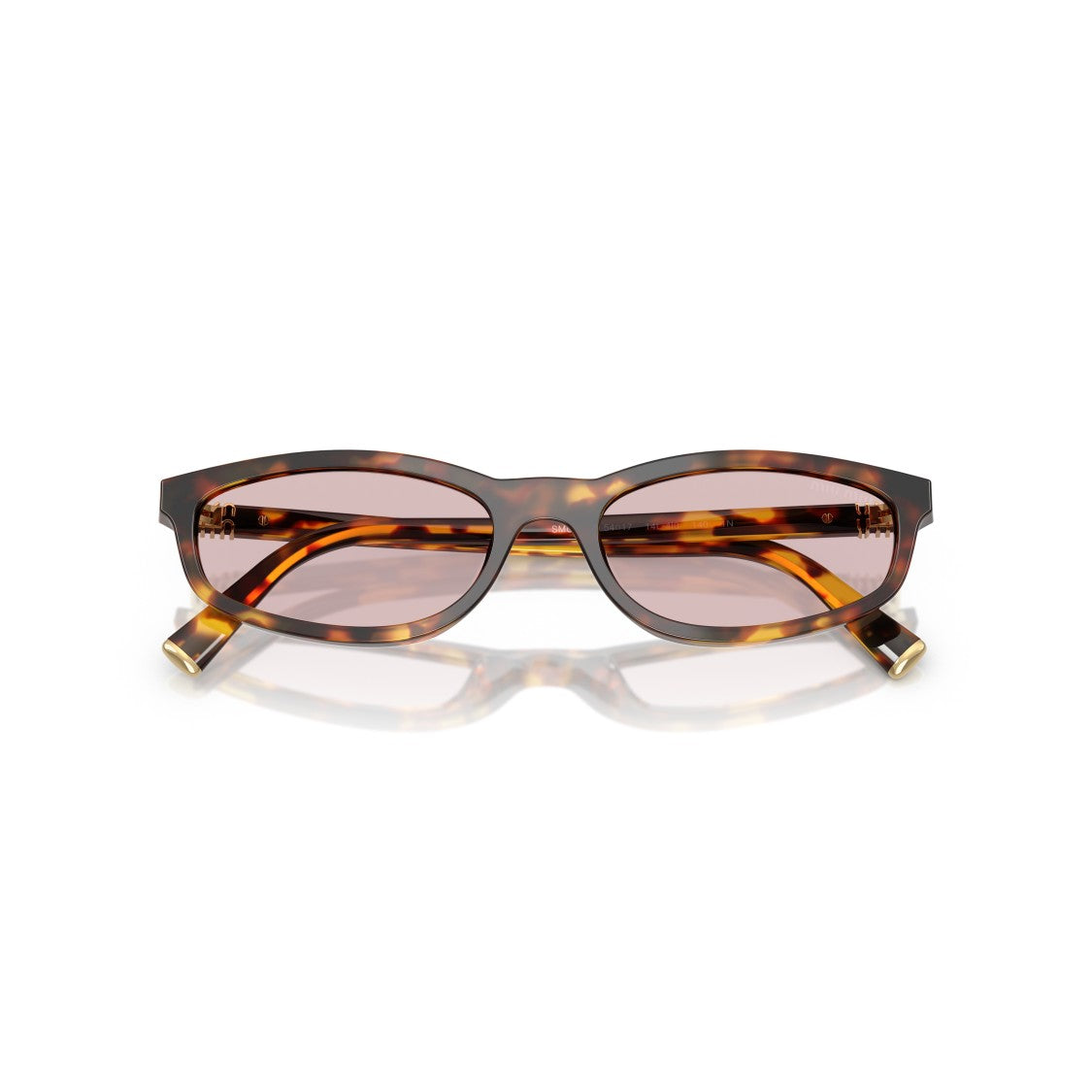 Miu Miu 0Mu A06s Rectangular Tortoiseshell Acetate Sunglasses