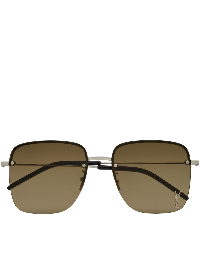 Saint Laurent Silver Ysl Sl 312 Sunglasses
