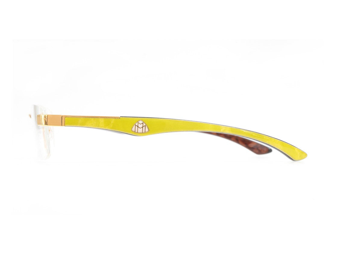 Maybach Tortoiseshell The Artist Iii Rimless Eyeglasses