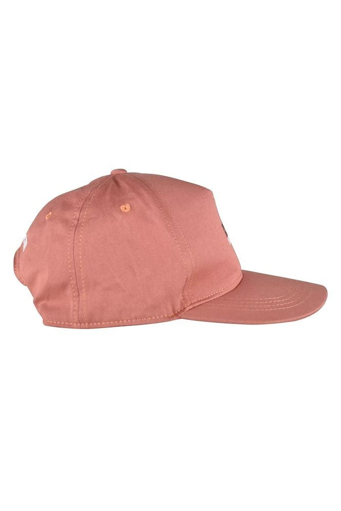 Dsquared2 Terracotta Cotton Cap With Inspirational Inscription